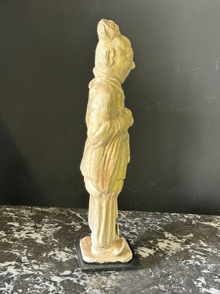 Ceramic funerary statue from China Sui period ( 581-618) - Tang dynasty N°1