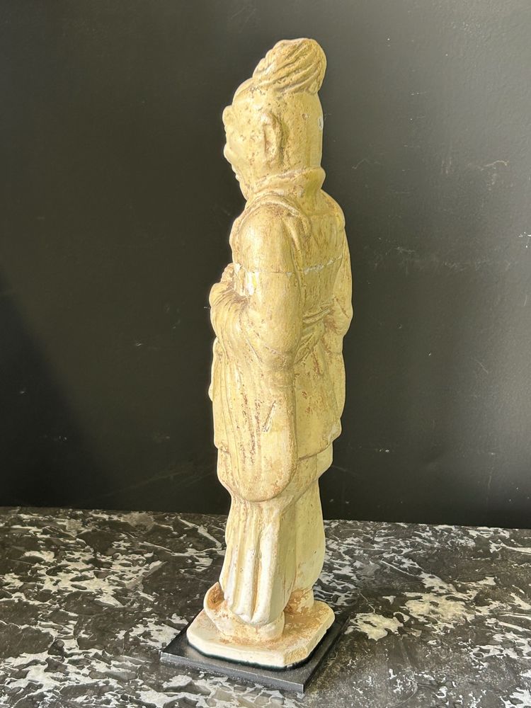 Ceramic funerary statue from China Sui period ( 581-618) - Tang dynasty N°1