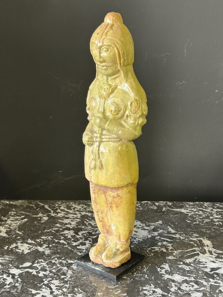 Statua funeraria in ceramica dalla Cina periodo Sui (581-618) - dinastia Tang n. 2