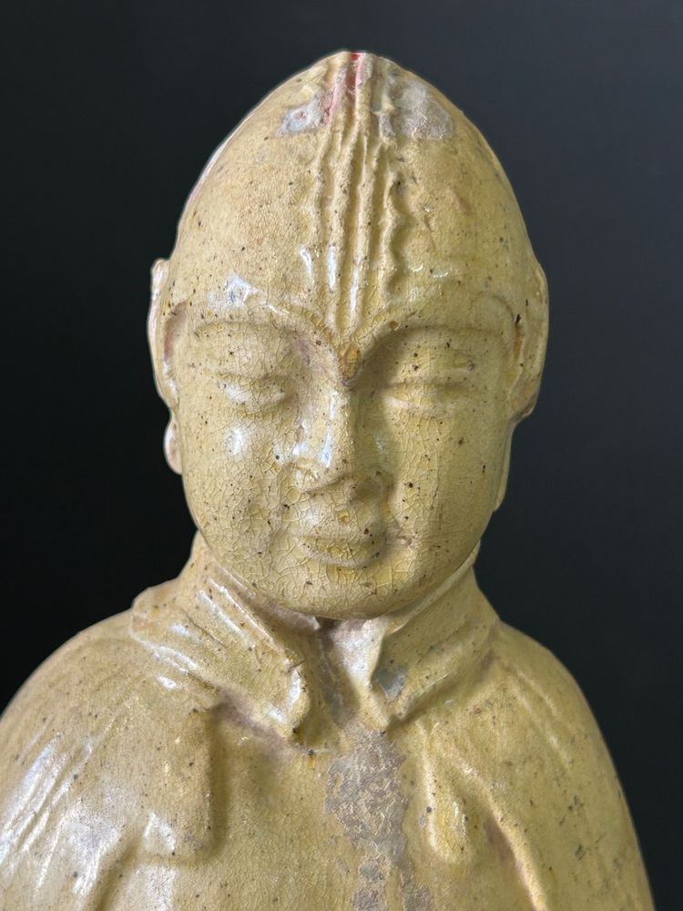 Sculpture statue funéraire en céramique de la Chine époque Sui ( 581-618) -dynastie Tang n°3