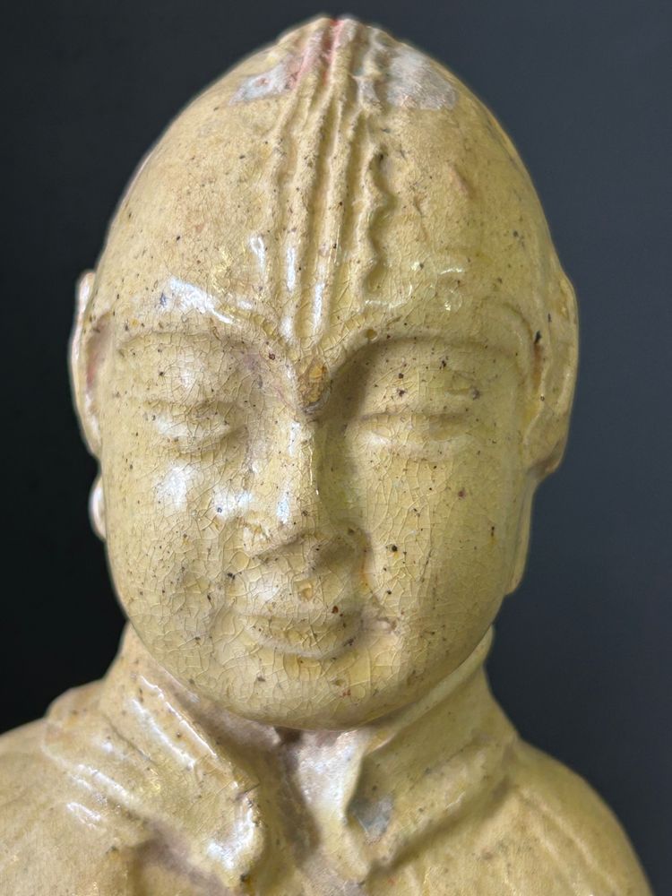 Sculpture statue funéraire en céramique de la Chine époque Sui ( 581-618) -dynastie Tang n°3