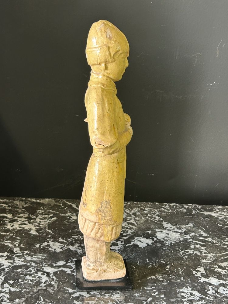 Sculpture statue funéraire en céramique de la Chine époque Sui ( 581-618) -dynastie Tang n°3