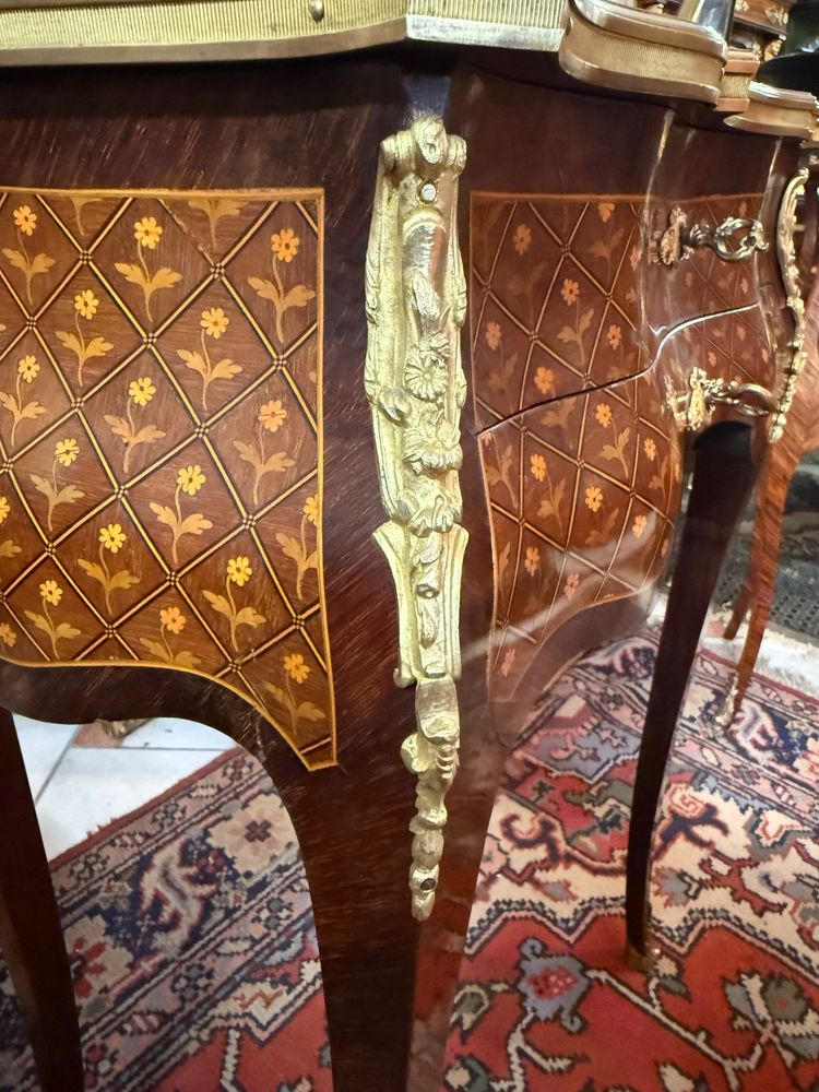 COIFFEUSE EN MARQUETERIE NAPOLEON III