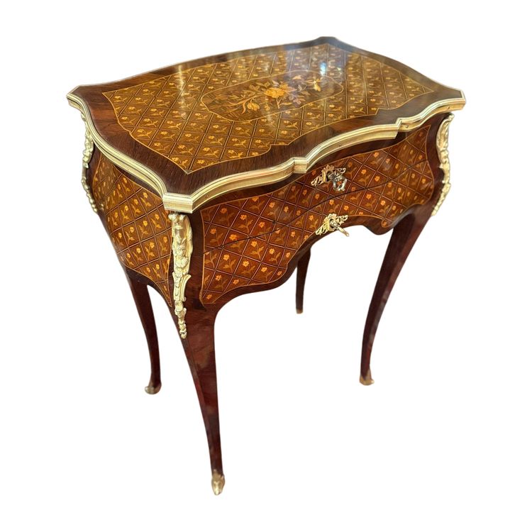 COIFFEUSE EN MARQUETERIE NAPOLEON III