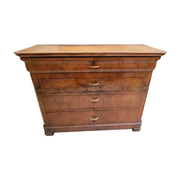 commode a doucine époque Louis Philippe en noyer 