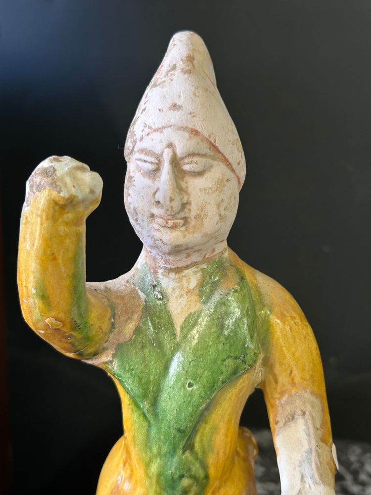 Set di statuette di tre sposi Ceramica cinese Periodo Tang (618-907) dinastia