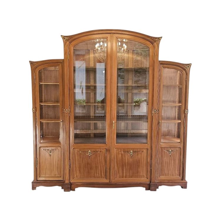 Georges Nowak Large "Aux Orchidées" Library