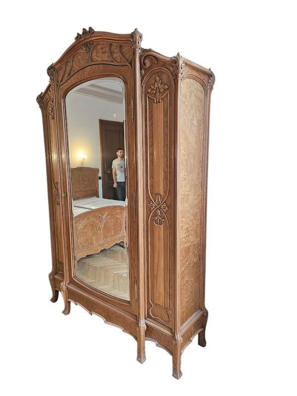Schlafzimmer Jugendstil Ecole de Nancy "Aux Anémones"