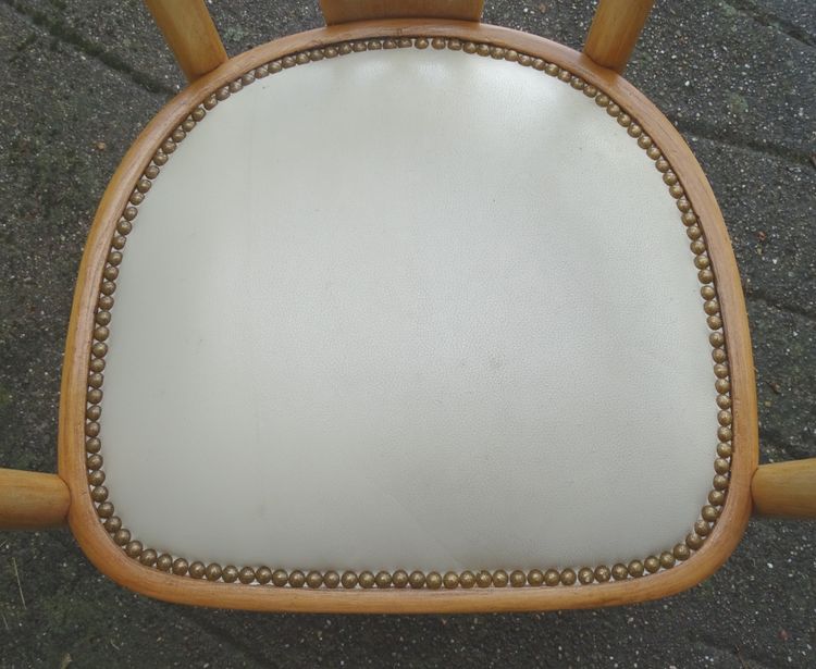 Poltrona Thonet in pelle N° A969 F, 1930 circa, Art déco