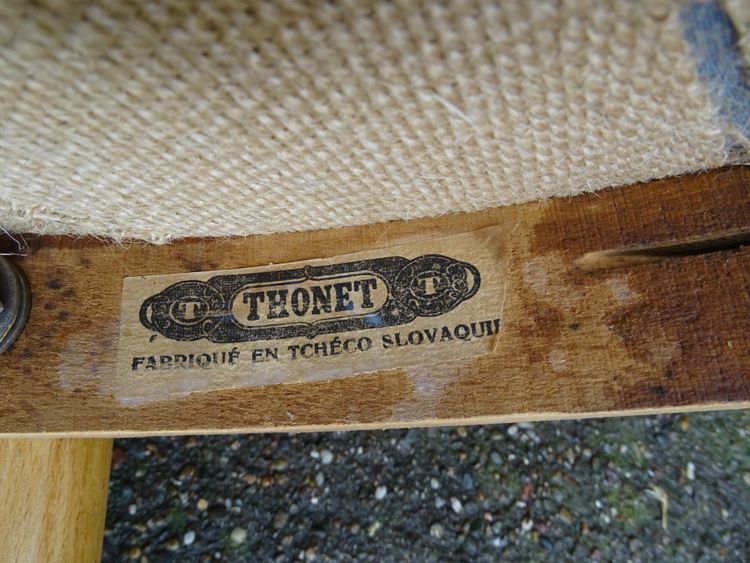 Poltrona Thonet in pelle N° A969 F, 1930 circa, Art déco