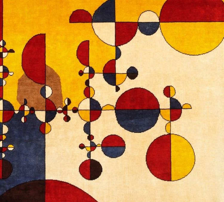 Contemporary rug by Gabriel Orozco 210x200 cm