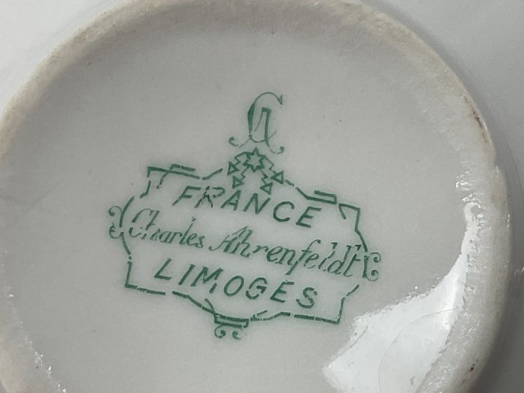 Servizio da tè in porcellana di Limoges