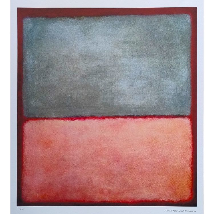 1980erPrachtvolle Mark Rothko Lithographie in limitierter Auflage