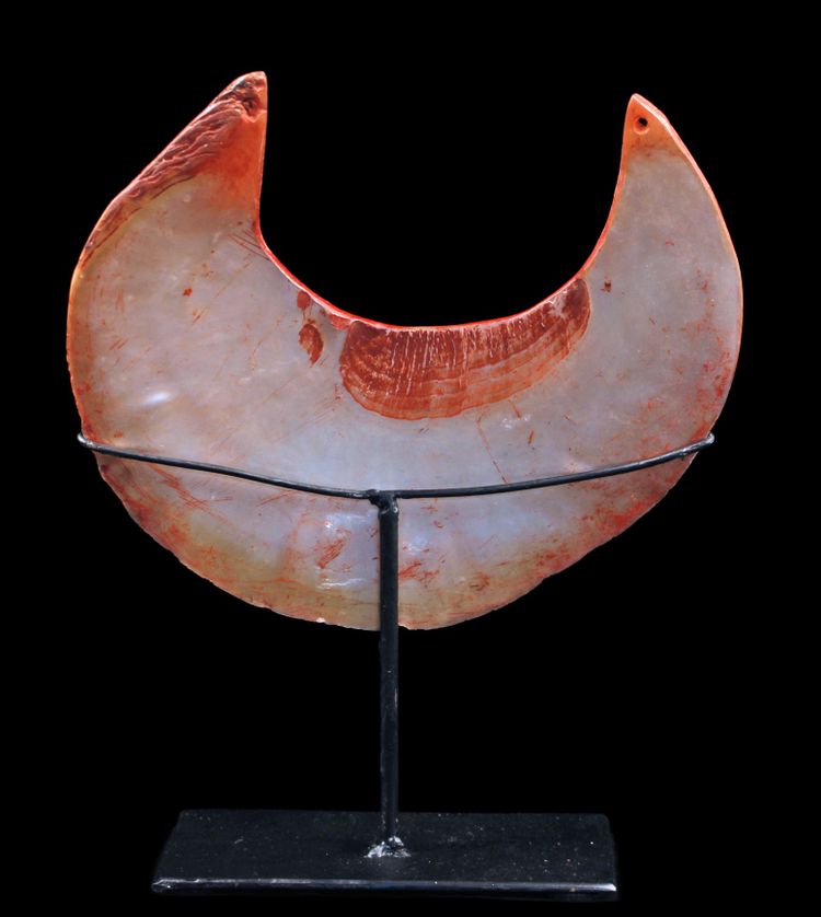 Kina coin, tribal art, oceanic art, primitive art, Papua New Guinea, 21 x 19 cm