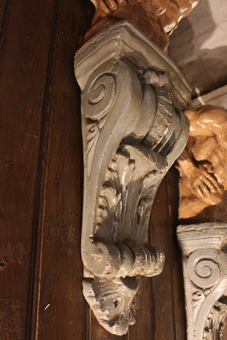 Coppia di console Atlantes