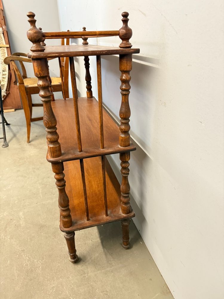 Ancienne bibliothèque ouverte du 20ème siècle, 90x77x30cm