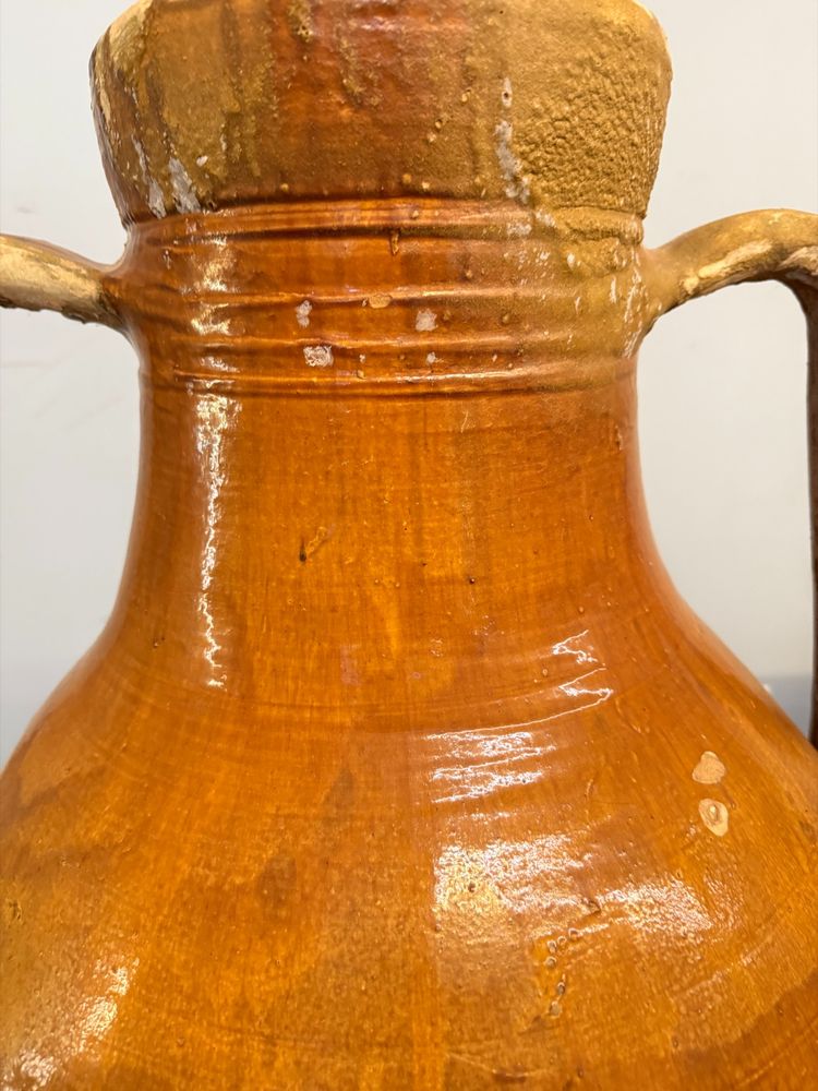 Antique large jar Capasone Pugliese XIX oil container 106x55