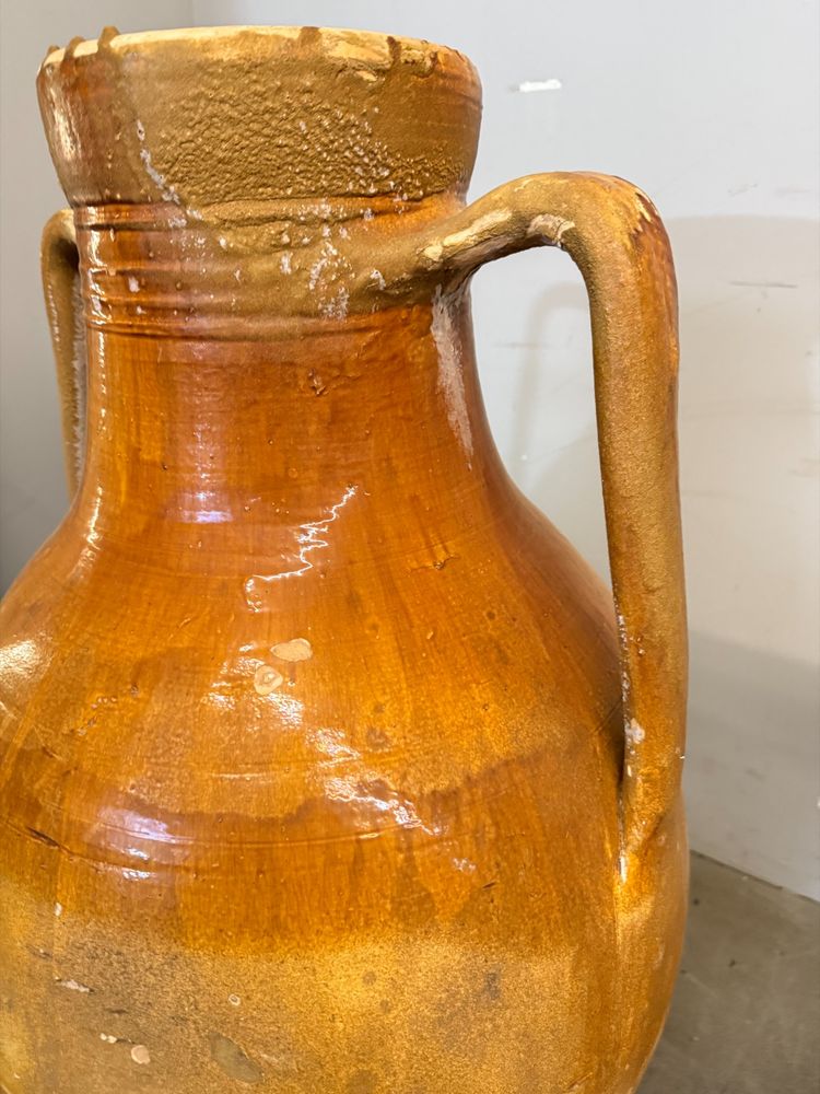 Antique large jar Capasone Pugliese XIX oil container 106x55