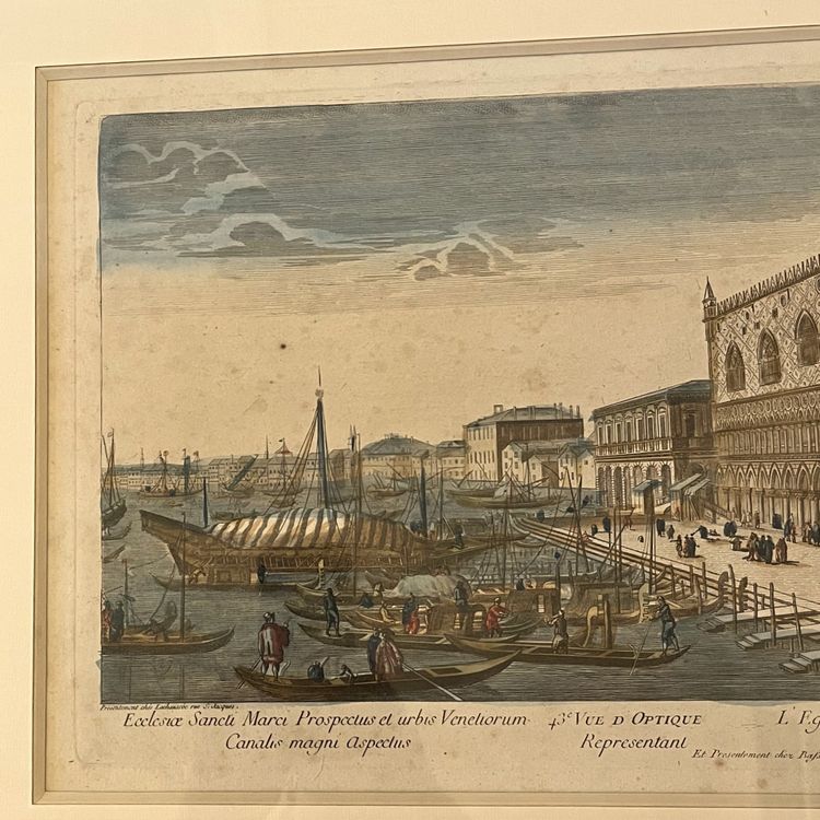 Venice, optical view, 18th century