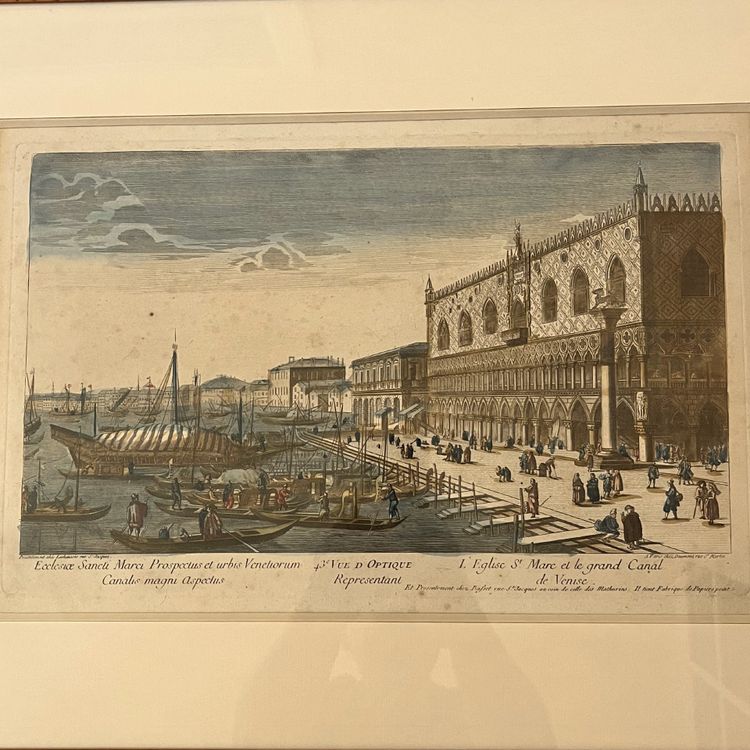 Venice, optical view, 18th century