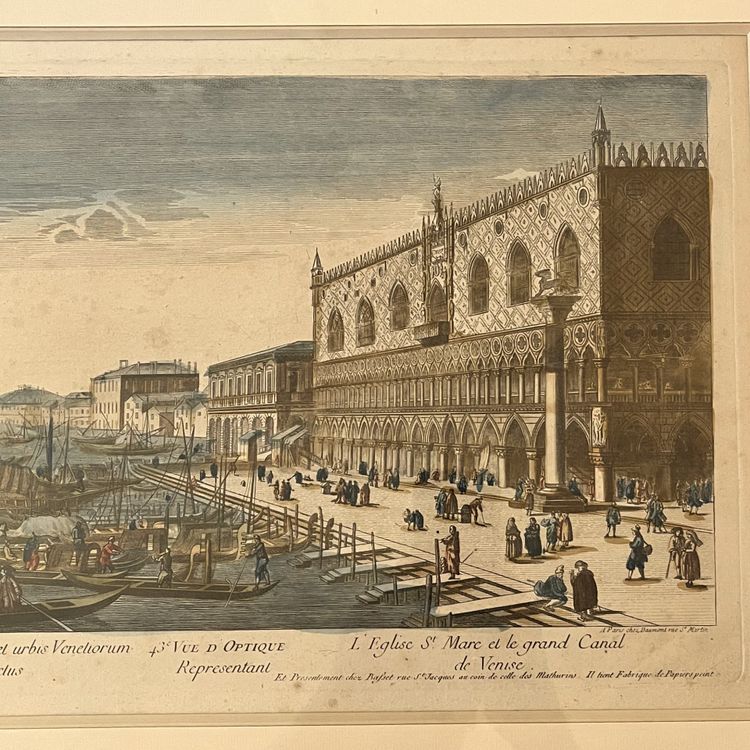 Venice, optical view, 18th century
