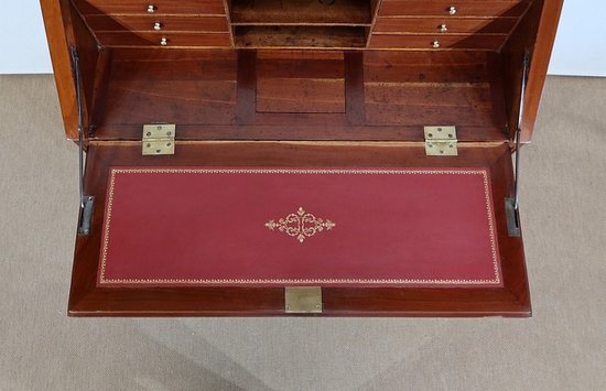  Commode Scriban Louis XVI en Acajou et Bois précieux – XVIIIe 