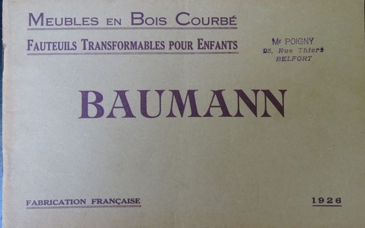 Table d'appoint dites "servante" par Baumann 1926