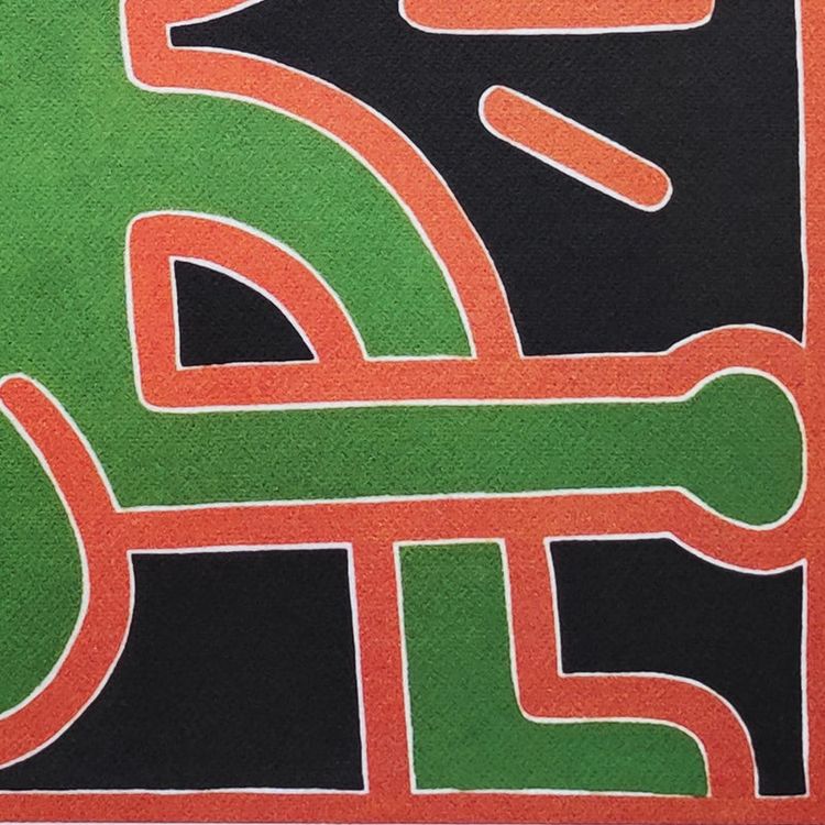 1990 Superbe lithographie Keith Haring à édition limitée