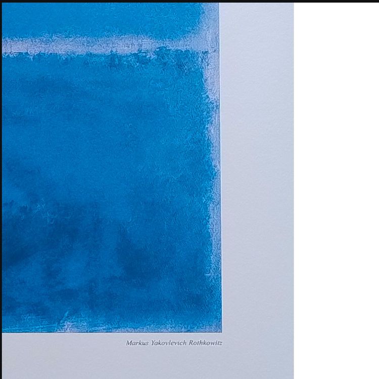 Magnifique lithographie de Mark Rothko à édition limitée des années 1980