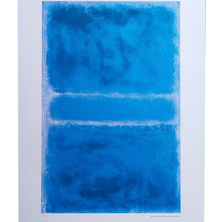 Magnifique lithographie de Mark Rothko à édition limitée des années 1980