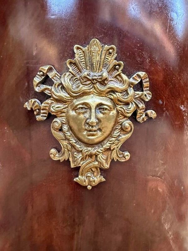 Somno époque Empire en acajou et bronze 