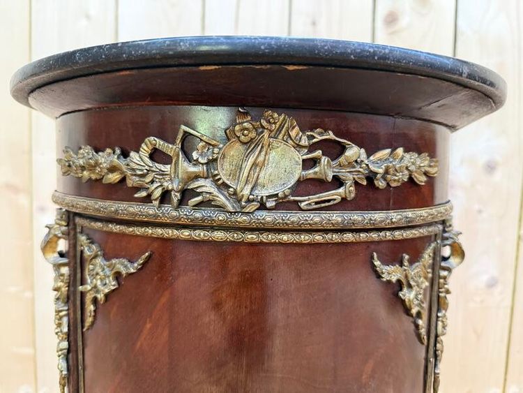 Somno époque Empire en acajou et bronze 