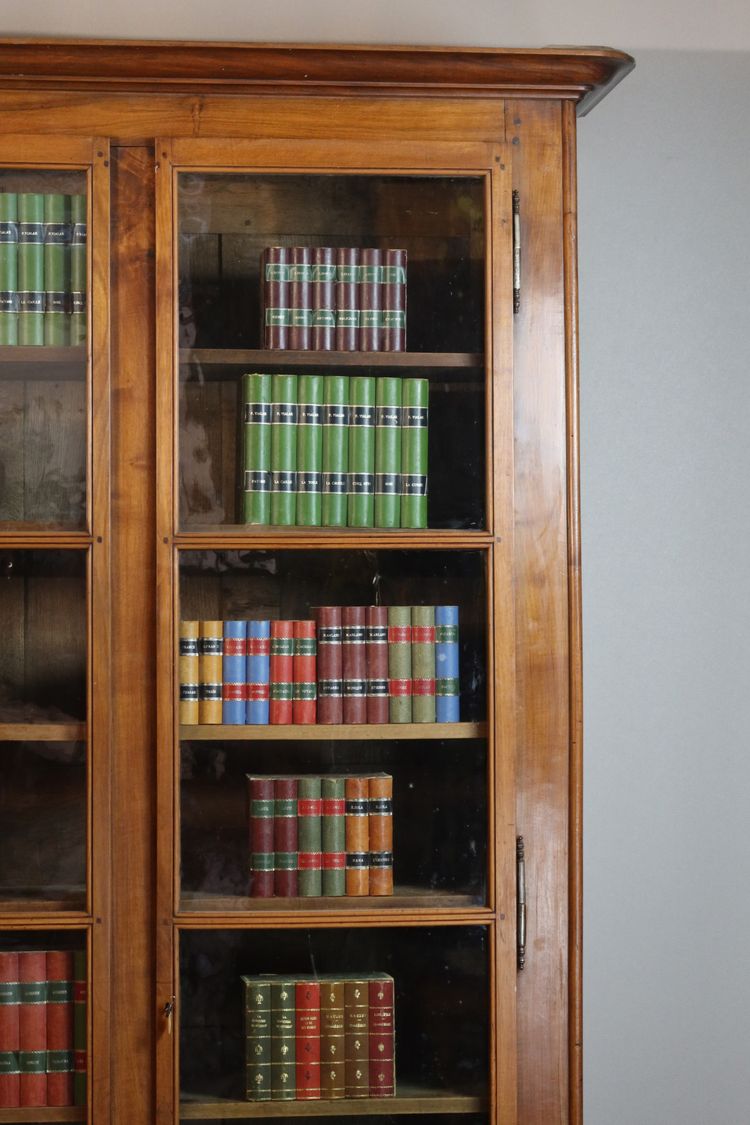 Bibliothèque XIX en noyer 