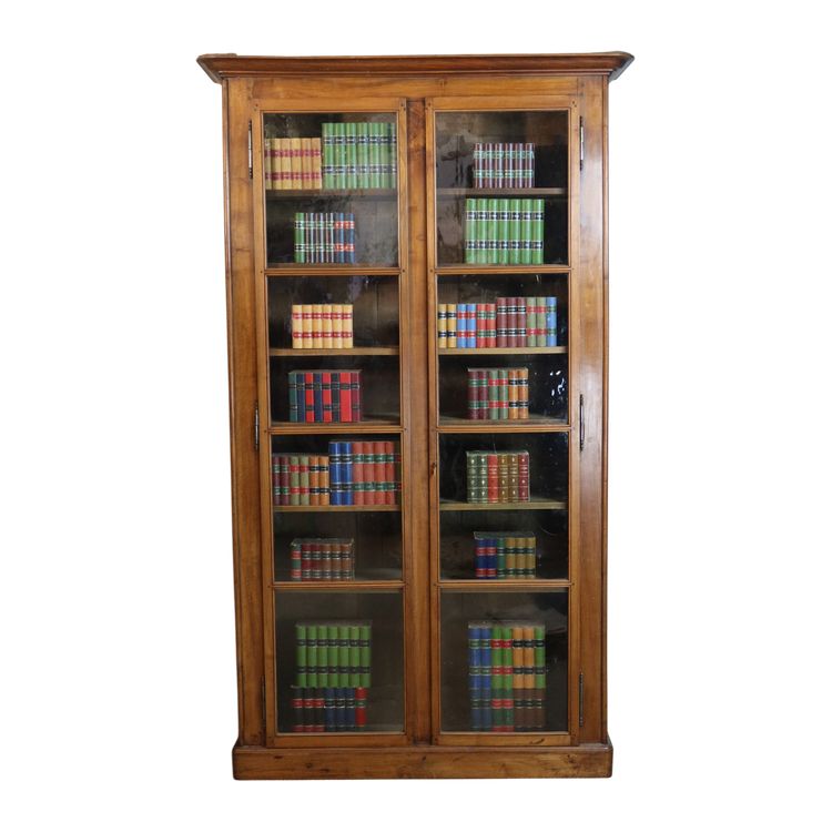 Bibliothèque XIX en noyer 
