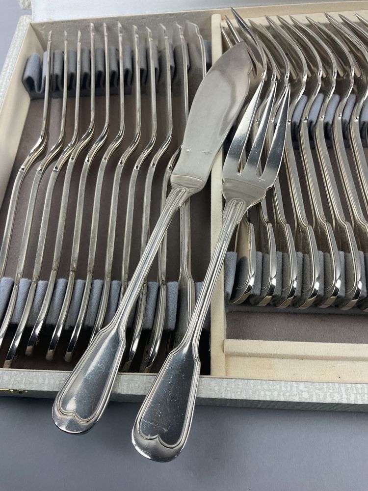 24 couverts à poisson modèle au filet ERCUIS 