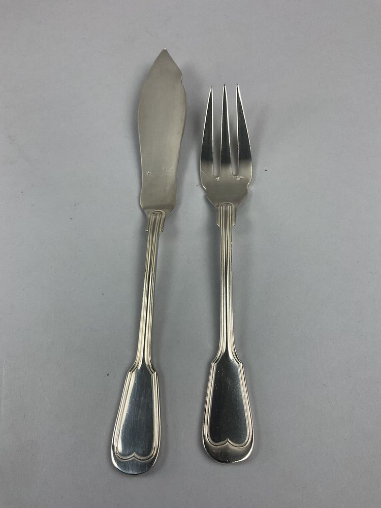 24 couverts à poisson modèle au filet ERCUIS 