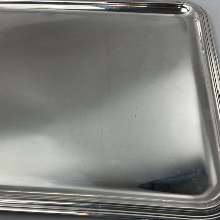 Servierplatte aus versilbertem Metall Christofle