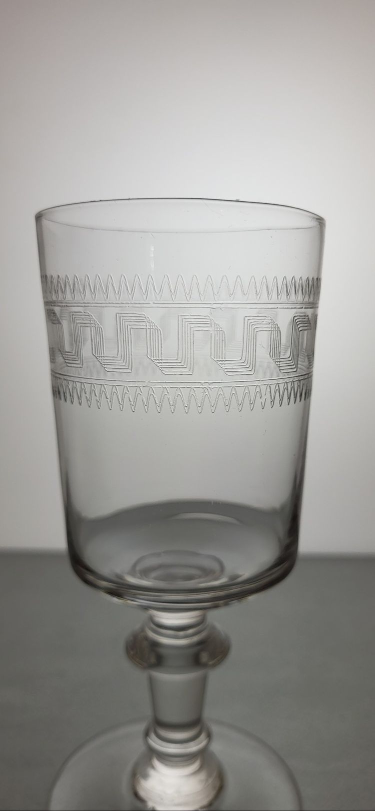 18 water/wine glasses Late 19th century