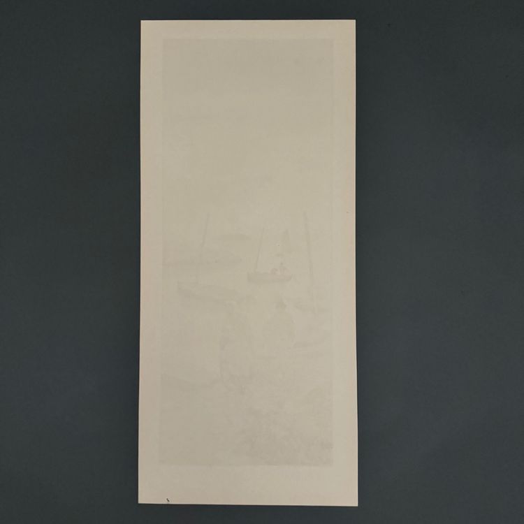 Litografia di Henri Rivière La Féérie des Heures - Le Crépuscule