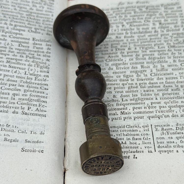 Cachet Clos de Vougeot Jules Ouvrard 1854