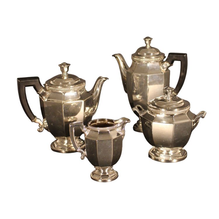 Tee-Kaffee-Set im Art Deco-Stil