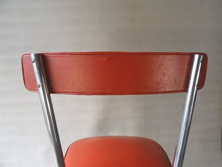 Thonet Bauhaus chair, leather and steel, ca. 1950 - Stahlrorhmobel -