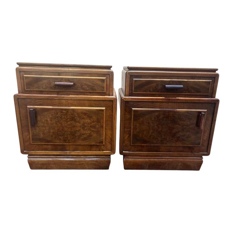 Paire de chevets art deco 