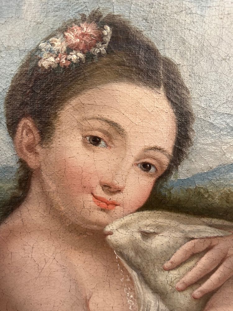 Gemälde - Öl auf Leinwand - Porträt - Frankreich - 17.