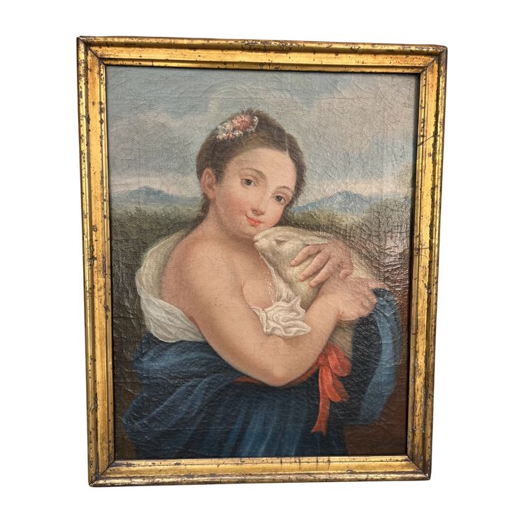 Gemälde - Öl auf Leinwand - Porträt - Frankreich - 17.
