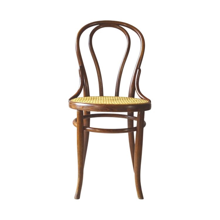 Thonet-Stuhl Nr. 18 Sitzfläche aus Rohrgeflecht, Ca 1890