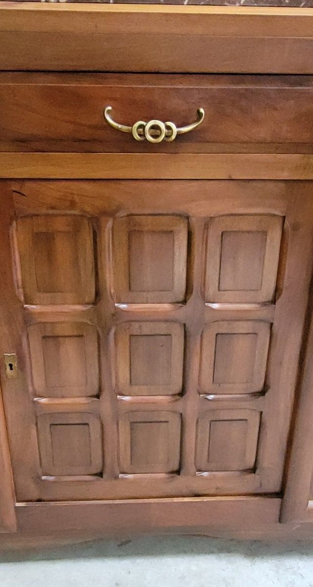 Buffet enfilade Epoche Art Deco aus Nussbaumholz