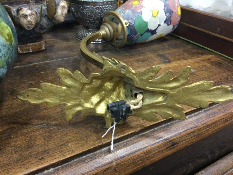 Wall lamp, Art Nouveau tulip