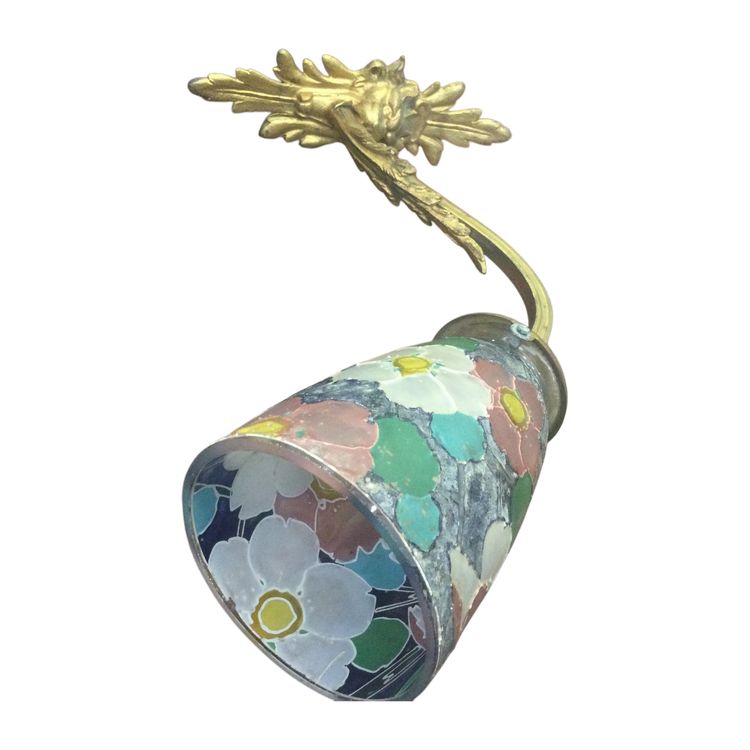 Wall lamp, Art Nouveau tulip