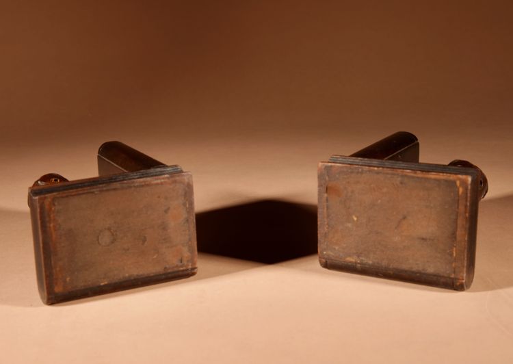 Pair of Black Forest owl-shaped bookends, circa 1900-1920.